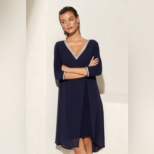 Frank Lyman Midnight Blue Dress size large